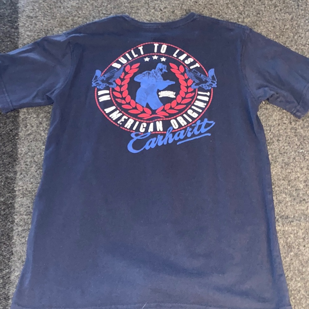 Carhartt Graphic Tee MADE IN USA - Size Small Relaxed